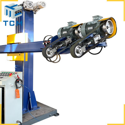 3600kg Automatic Polishing Sanding Machine Industrial Double Heads For Tank Vessel