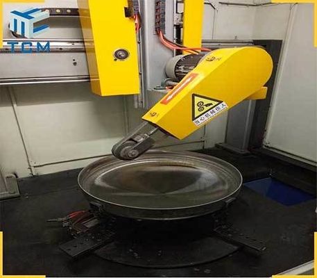 Interior Exterior Surface Tank Pipe Surface Polisher Steel Dish End Polishing Machine