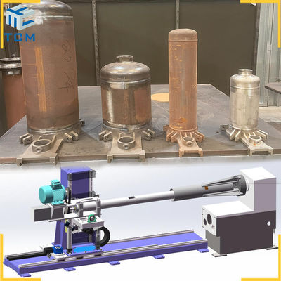 8kw Steel Automatic Pipe Polishing Machine Filter Vessel Surface Polishing