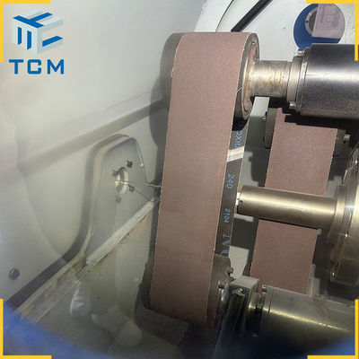 Sanding Belts Wire Polishing Machine Steel Straight Rods Polishing Belt Machine 380V