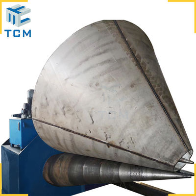 Hydraulic Steel Cone Bending Machine Tank Head Sheet Metal Cone Rolling Machine