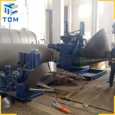 Steel CE Cone Bending Machine 380V Conical Forming Machine