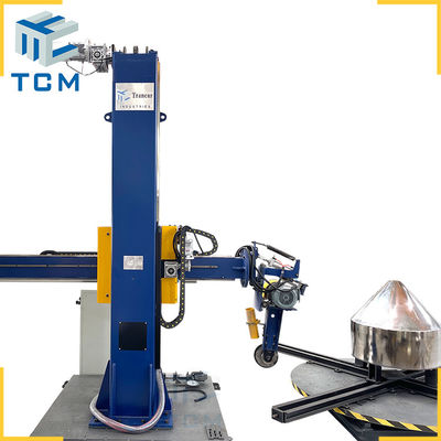 3phase Dished End Polishing Machine কনিকাল শেল সারফেস মেটাল পোলিশ গ্রাইন্ডার