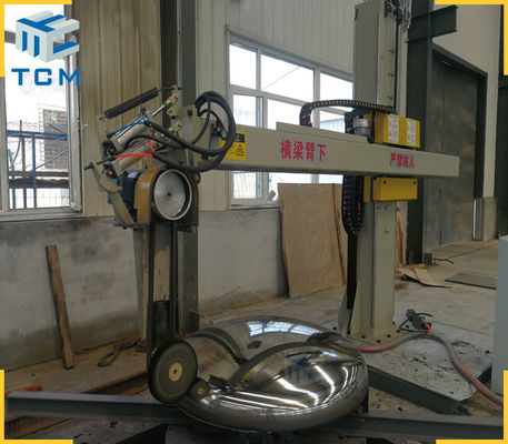 Stainless Steel Dished End Polishing Machine 400V 415V 12m2/Hour Surface Sanding