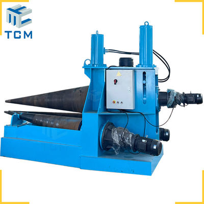 15kw 3p Steel Cone Shaping Rolling Machinery 12mm Cone Making Machine