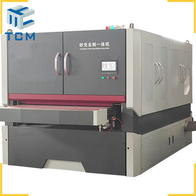 ইস্পাত শীট ধাতু কাজ টুকরা sanding deburring প্রান্ত ঘূর্ণায়মান মেশিন